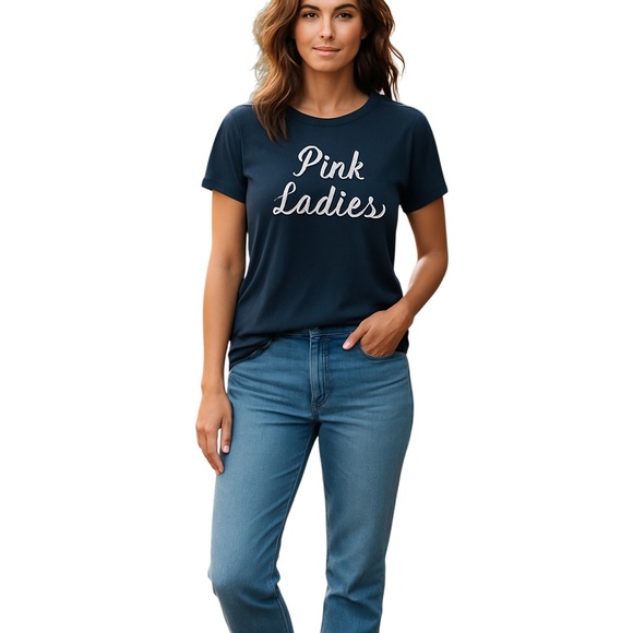 Grease Pink Ladies T-Shirt - Picture 2 of 8